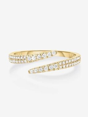 Ring Concierge Open Diamond Wrap Ring (Size 8)